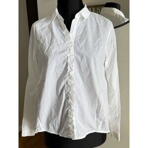Mavi Women’s White Button Up 100% Cotton XS Top